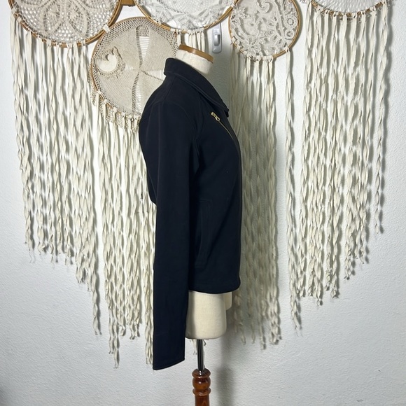 Lululemon Fleece Black Moto Jacket Small - Picture 7 of 11